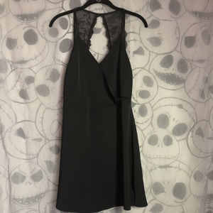 Abercrombie & Fitch Open Back Black Dress w/ Lace